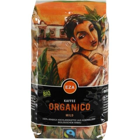 Kaffee Organico, mild, Bohne