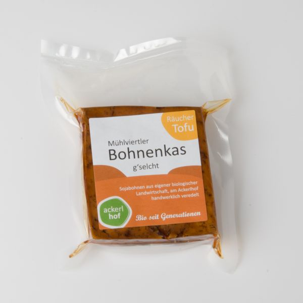 Bohnenkas g'selcht - Räuchertofu