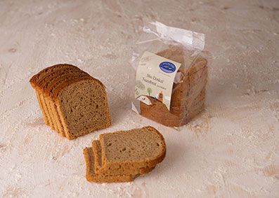 Dinkel Toastbrot Vollkorn geschnitten