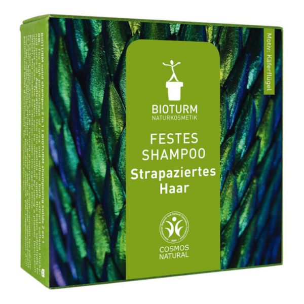 festes Shampoo strapaziertes Haar