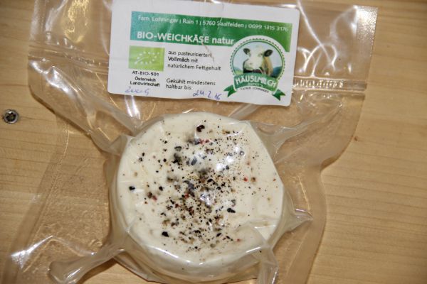 Frischkäse aus Kuhmilch