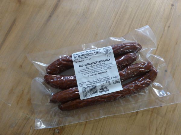 Ziegencabanossi scharf