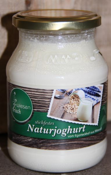 Naturjoghurt stichfest