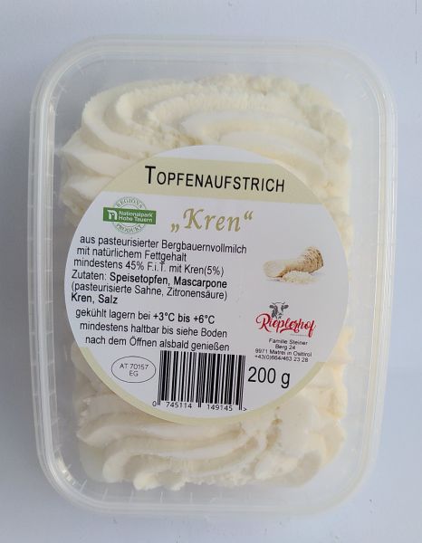 Topfenaufstrich "Kren"