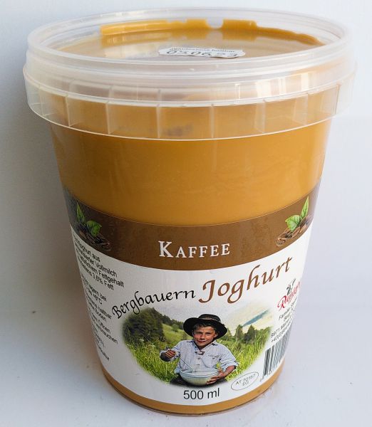 Bergbauern Joghurt Kaffee