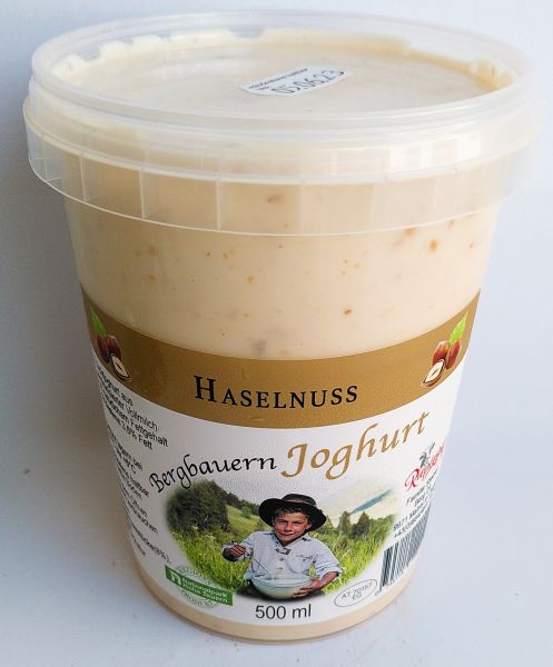 Bergbauern Joghurt Haselnuss