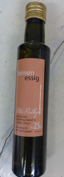 Birnen Essig