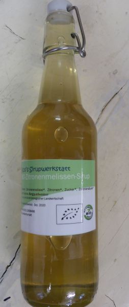 Zitronenmelissensirup