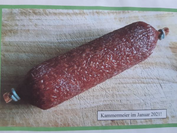Salami am Stück Schwein/Rind