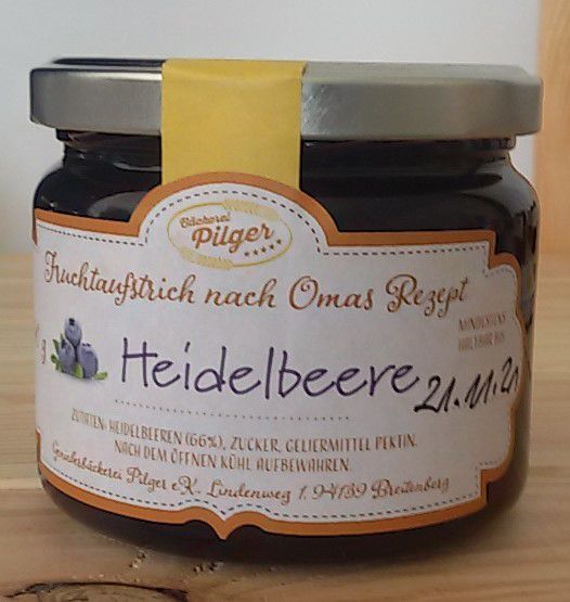 Fruchtaufstrich Heidelbeere