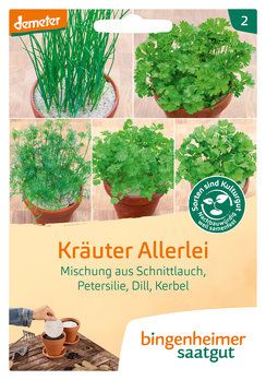 Küchenkräuter Saatscheibe - Kräuterallerlei