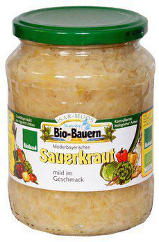 Sauerkraut im Glas