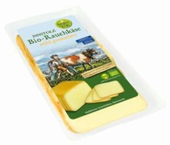Rauchkäse in Scheiben