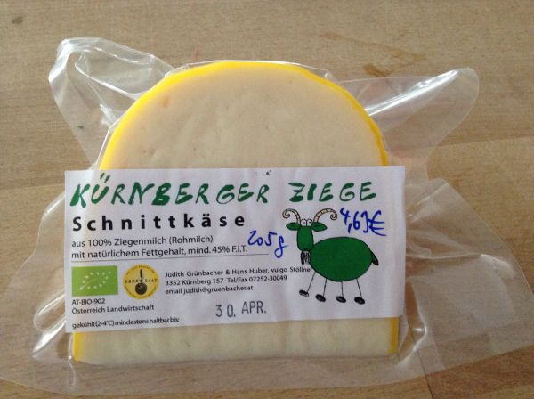 Ziegenkäse - Schnittkäse