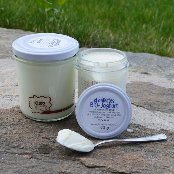 Bio Joghurt stichfest (klein) - muttergebundene Aufzucht