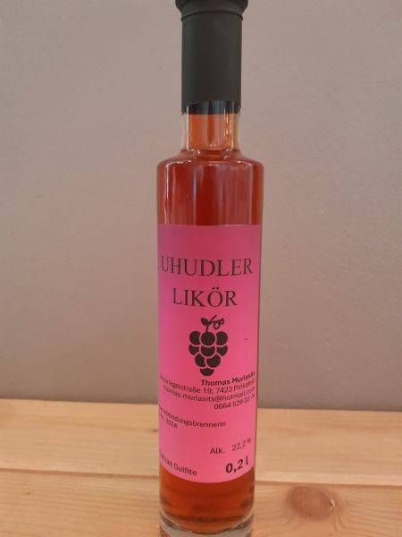 Uhudler Likör aus dem Südburgenland