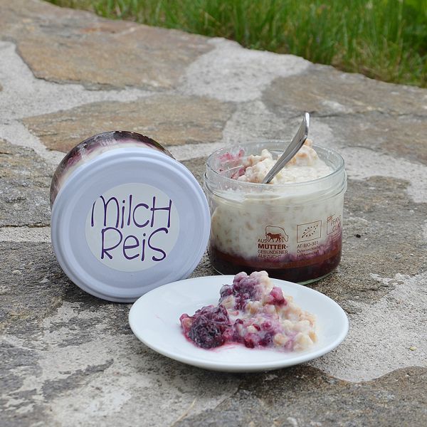 Bio Milchreis mit Weichsel