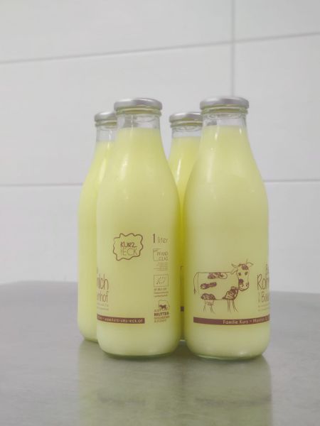 Bio-Rohmilch-Molke - aus muttergebundener Aufzucht