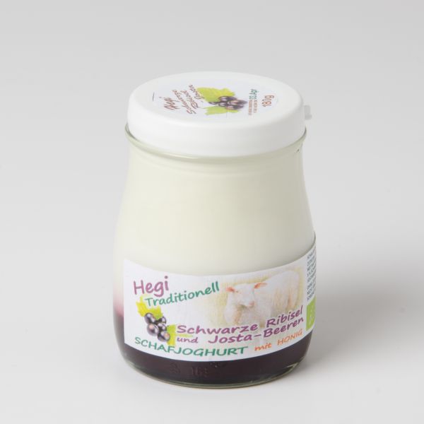Schafjoghurt traditionell - Schwarze Ribisel-Jostabeere