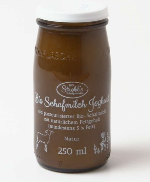Bio-Schafjoghurt im Glas