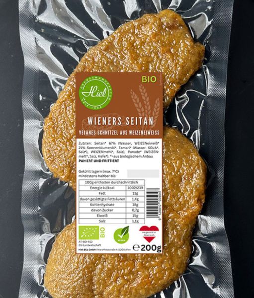 Wiener Seitan-Schnitzel paniert - VEGAN