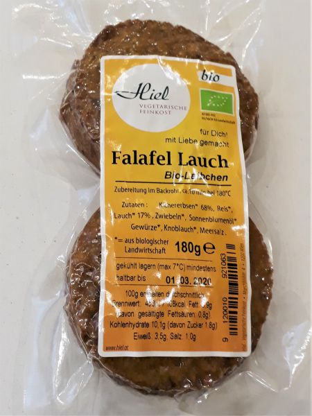 Falafel-Lauch Laibchen vegan
