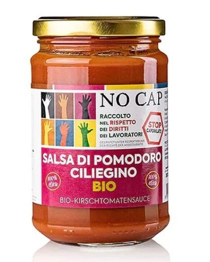 NOCAP Bio Tomatensauce rot "Kirschtomaten" 300g - 1 Karton ( 12 Stk.) - Vorbestellung für Mai-