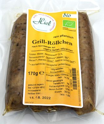 Grillröllchen nach Nürnberger Art - vegan