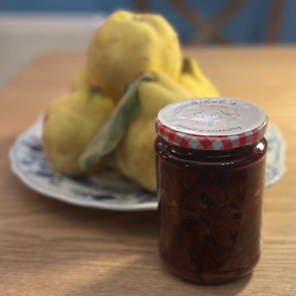 Hausgemachte Bio Quitten Konfitüre