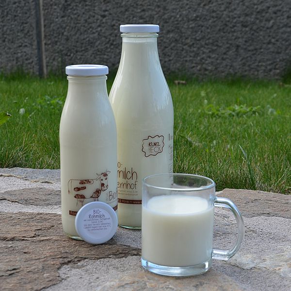 Bio-Rohmilch - aus muttergebundener Haltung