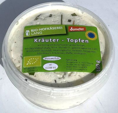 Topfenaufstrich Kräuter demeter NEU!