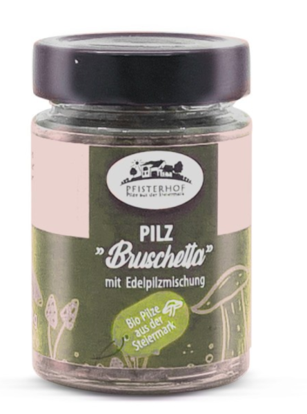 Bio Pilz Bruschetta