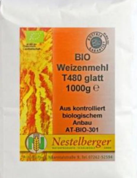 Weizenmehl T480 glatt