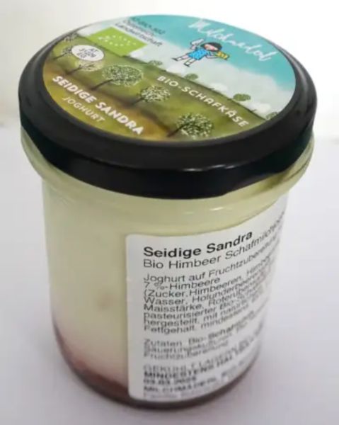 Bio-Schafjoghurt „Seidige Sandra“ mit Himbeeren