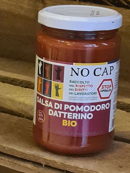 NOCAP Bio Tomatensauce rot "Datteltomaten" 300g