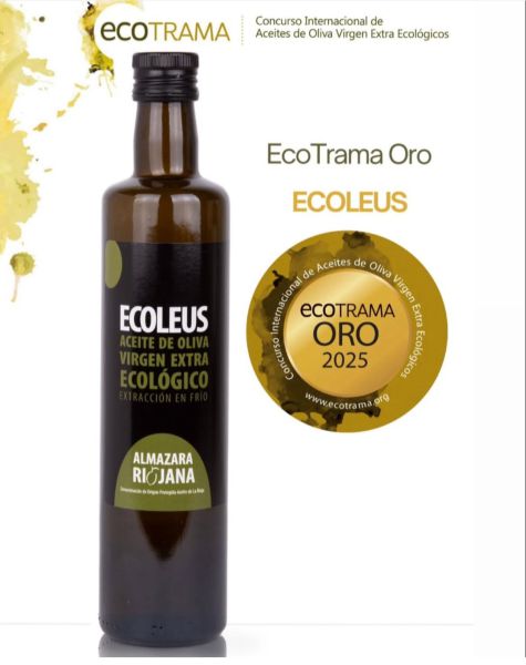 Ecoleus Arbequina Bio Olivenöl - Ecotrama Oro 2025 prämiert