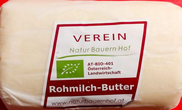 Bio Rohmilch Bauernbutter