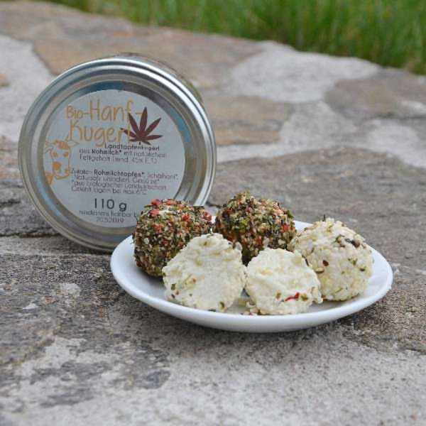 Bio Gewürzkugerl mit Schälhanf und Blüten