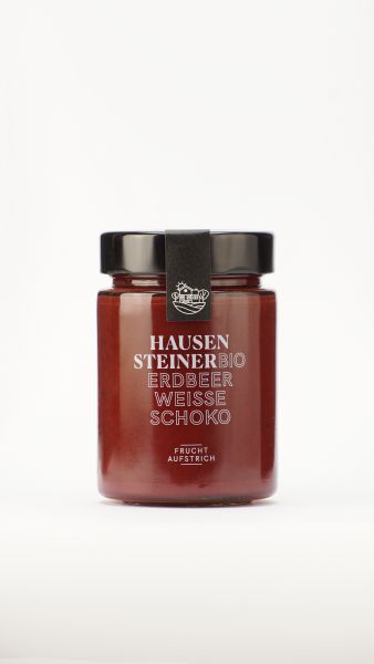 Erdbeer-weiße Schoko Marmelade