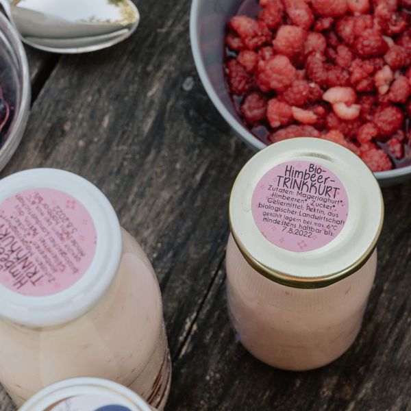 Bio Himbeer Trinkjoghurt - TrinkKurt (klein)
