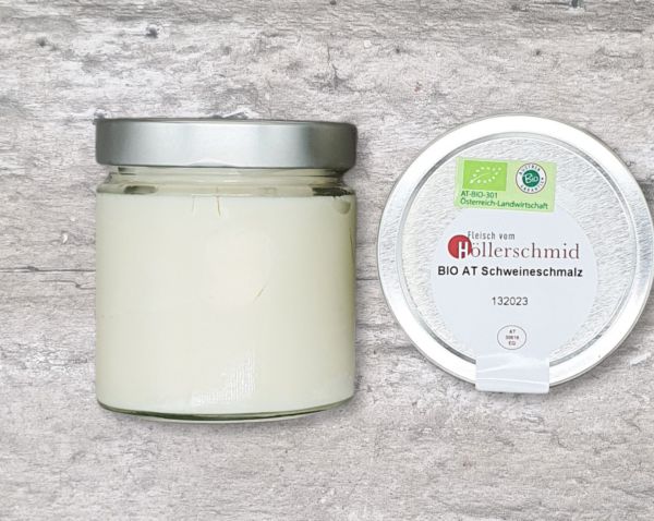 Bio Schweine Schmalz - im Glas