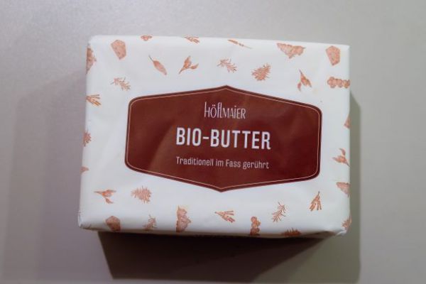 Bio-Süßrahm Butter aus Heurohmilch (Höflmaier)