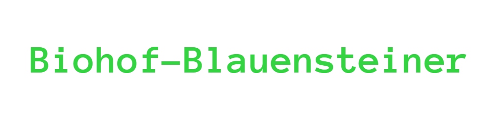 Bio Betrieb Blauensteiner