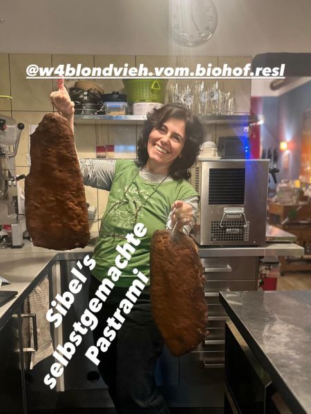 Hausgemachtes Bio Pastırma vom Waldviertler Blondvieh