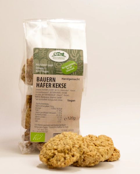 Bauern-Haferkekse – Bio & Vegan vom Pfisterhof