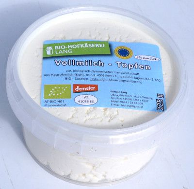 Vollmilch Topfen demeter