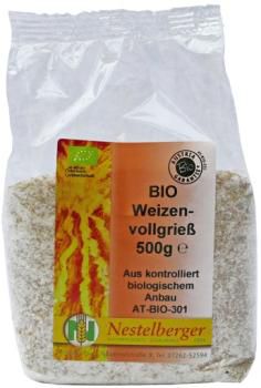 Bio Weizenvollgries fein, 500gr