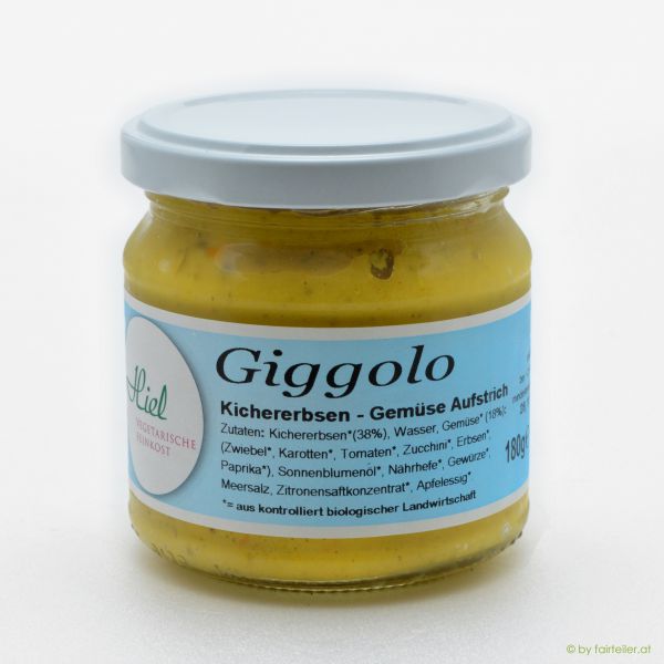 Giggolo-Gemüseaufstrich vegan