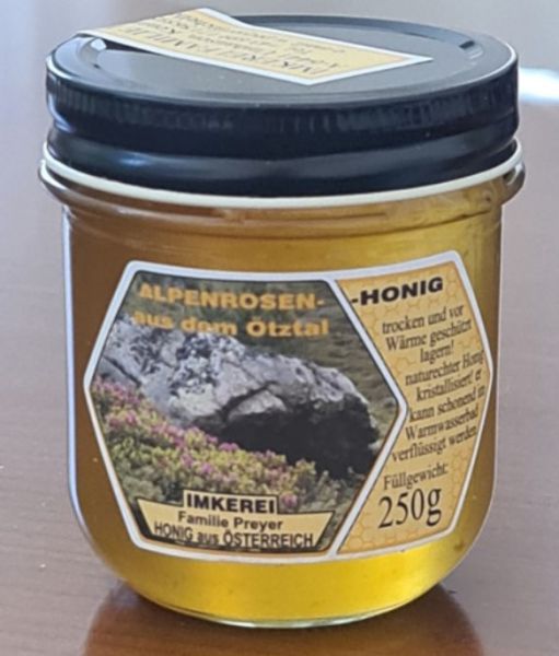 Alpenrosen Honig aus Tirol - Rarität!