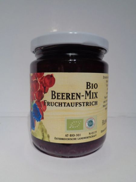 Beerenmix Fruchtaufstrich (mit Honig gesüßt)